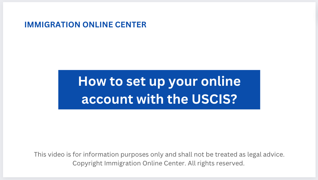 Set up account