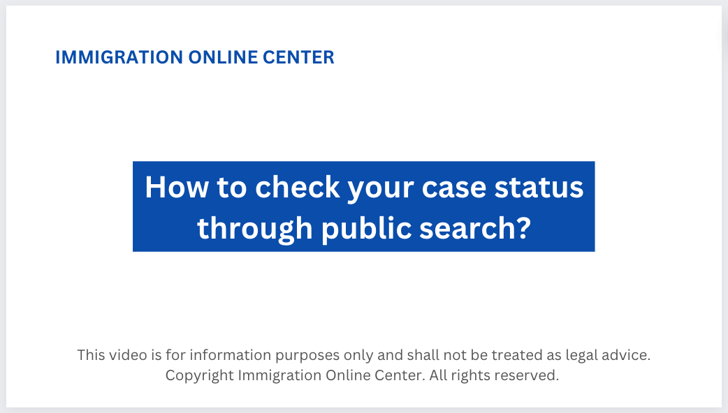 Status public search